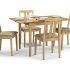 25 Inspirations Extendable Dining Table and 4 Chairs
