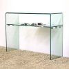 Glass And Pewter Oval Console Tables (Photo 5 of 15)