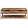 Pecan Brown Triangular Console Tables (Photo 2 of 15)