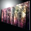 Abstract Metal Wall Art Painting (Photo 3 of 15)