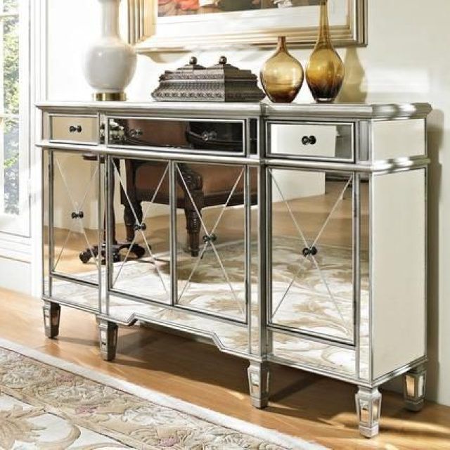 15 The Best Mirrored and Silver Console Tables