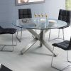 Modern Round Glass Top Dining Tables (Photo 14 of 25)