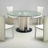 Modern Round Glass Top Dining Tables (Photo 3 of 25)
