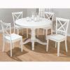 Round White Extendable Dining Tables (Photo 14 of 25)