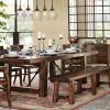 Rustic Mahogany Benchwright Dining Tables (Photo 1 of 25)