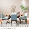 Laurent 5 Piece Round Dining Sets With Wood Chairs (Photo 14 of 25)