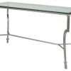Silver Leaf Rectangle Console Tables (Photo 3 of 15)