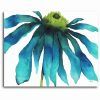 Teal Flower Canvas Wall Art (Photo 12 of 15)