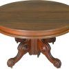 Vintage Brown Round Dining Tables (Photo 3 of 15)