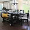Antique Black Wood Kitchen Dining Tables (Photo 7 of 25)