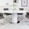 White Leather Dining Room Chairs (Photo 25 of 25)