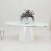 Round White Extendable Dining Tables (Photo 11 of 25)