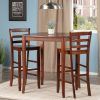 Winsome 3 Piece Counter Height Dining Sets (Photo 9 of 25)