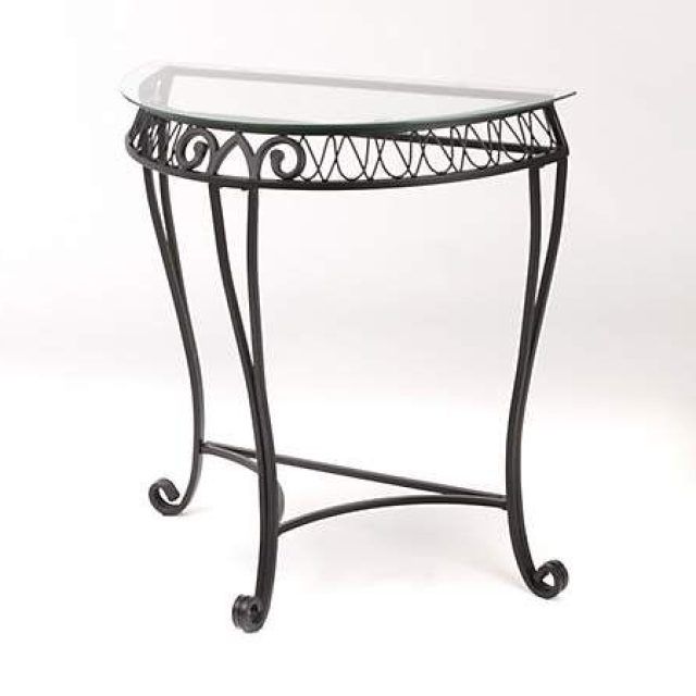 15 Collection of Wrought Iron Console Tables