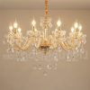 Soft Gold Crystal Chandeliers (Photo 2 of 15)