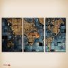 Abstract World Map Wall Art (Photo 1 of 15)