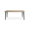 Acacia Dining Tables With Black-Legs (Photo 15 of 25)