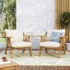Acacia Wood With Table Garden Wooden Furniture (Photo 10 of 15)