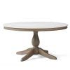 Alexandra Round Marble Pedestal Dining Tables (Photo 3 of 25)