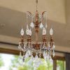 Antique Gold 18-Inch Four-Light Chandeliers (Photo 12 of 15)