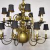 Large Brass Chandelier (Photo 1 of 15)