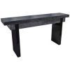 Black And Oak Brown Console Tables (Photo 9 of 15)