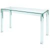 Chrome And Glass Modern Console Tables (Photo 4 of 15)
