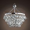 Crystal And Chrome Chandeliers (Photo 11 of 15)