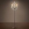 Crystal Bead Chandelier Standing Lamps (Photo 6 of 15)