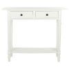 Square Weathered White Wood Console Tables (Photo 13 of 15)