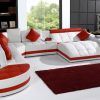 Red Leather Sectional Sofas With Recliners (Photo 6 of 15)