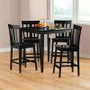 Goodman 5 Piece Solid Wood Dining Sets (Set Of 5) (Photo 6 of 25)