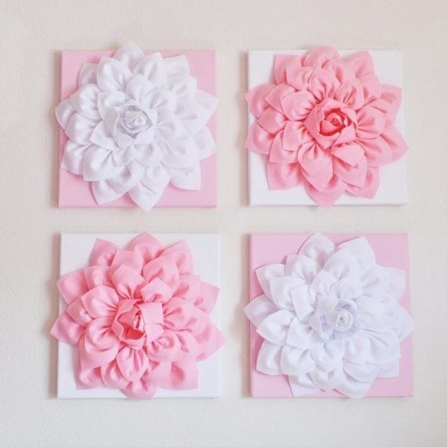 The Best Pink Flower Wall Art