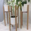 Oak Plant Stands (Photo 11 of 15)