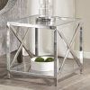 Chrome And Glass Modern Console Tables (Photo 11 of 15)