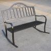 Patio Furniture Rocking Benches (Photo 4 of 15)