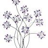 Purple Flower Metal Wall Art (Photo 7 of 15)