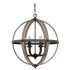  Best 15+ of Rustic Black 28-inch Four-light Chandeliers