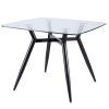 Square Black Glass Dining Tables (Photo 17 of 25)