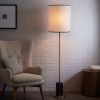 Textured Fabric Standing Lamps (Photo 4 of 15)