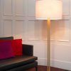 Satin Brass Standing Lamps (Photo 9 of 15)