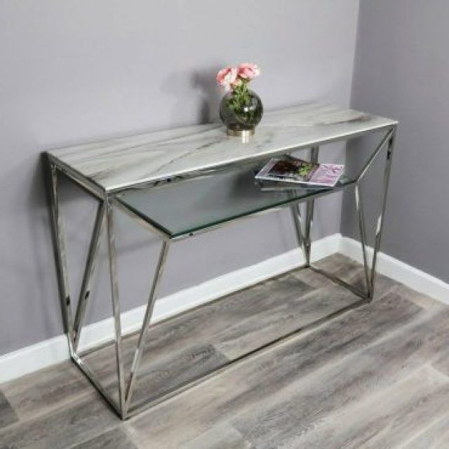 15 The Best White Marble Console Tables