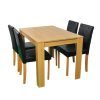 Oak Dining Tables And Leather Chairs (Photo 24 of 25)