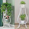 White 32-Inch Plant Stands (Photo 4 of 15)