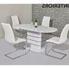 White Extendable Dining Tables And Chairs (Photo 6 of 25)
