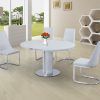 White Extending Dining Tables And Chairs (Photo 19 of 25)