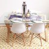White Glass Dining Tables And Chairs (Photo 10 of 25)