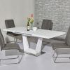 White Glass Dining Tables And Chairs (Photo 8 of 25)