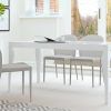 White Gloss Dining Room Tables (Photo 9 of 25)
