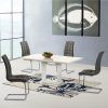 White Gloss Dining Tables 120Cm (Photo 9 of 25)